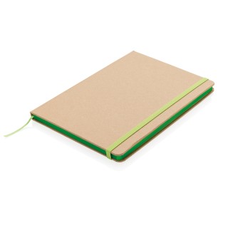 Libreta A5 reciclada de kraft promocional